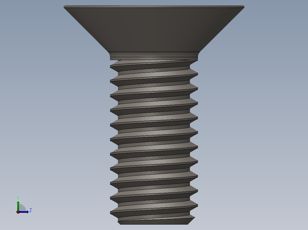 Screw_ISO_10642_M6x15_A2.SLDPRT左视图