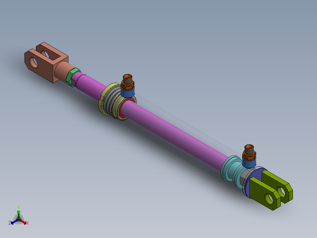 A0002480-焊接型液压缸 50x30x264 毫米