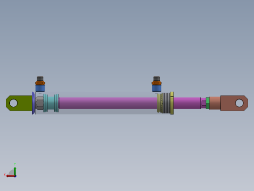 A0002480-焊接型液压缸 50x30x264 毫米后视缩略图