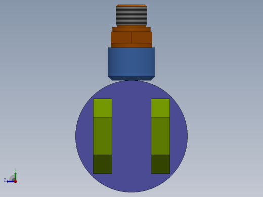 A0002480-焊接型液压缸 50x30x264 毫米右视缩略图