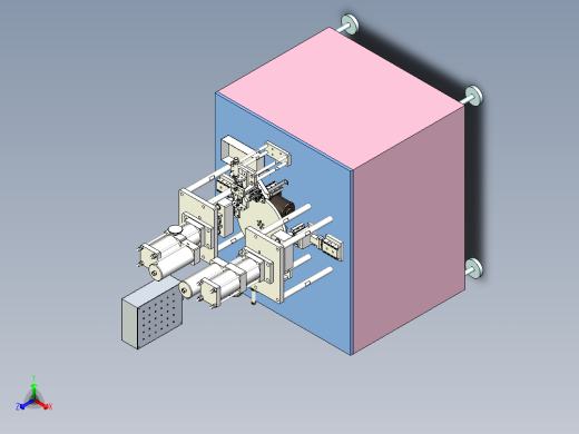 锁芯四工位装配专机设计