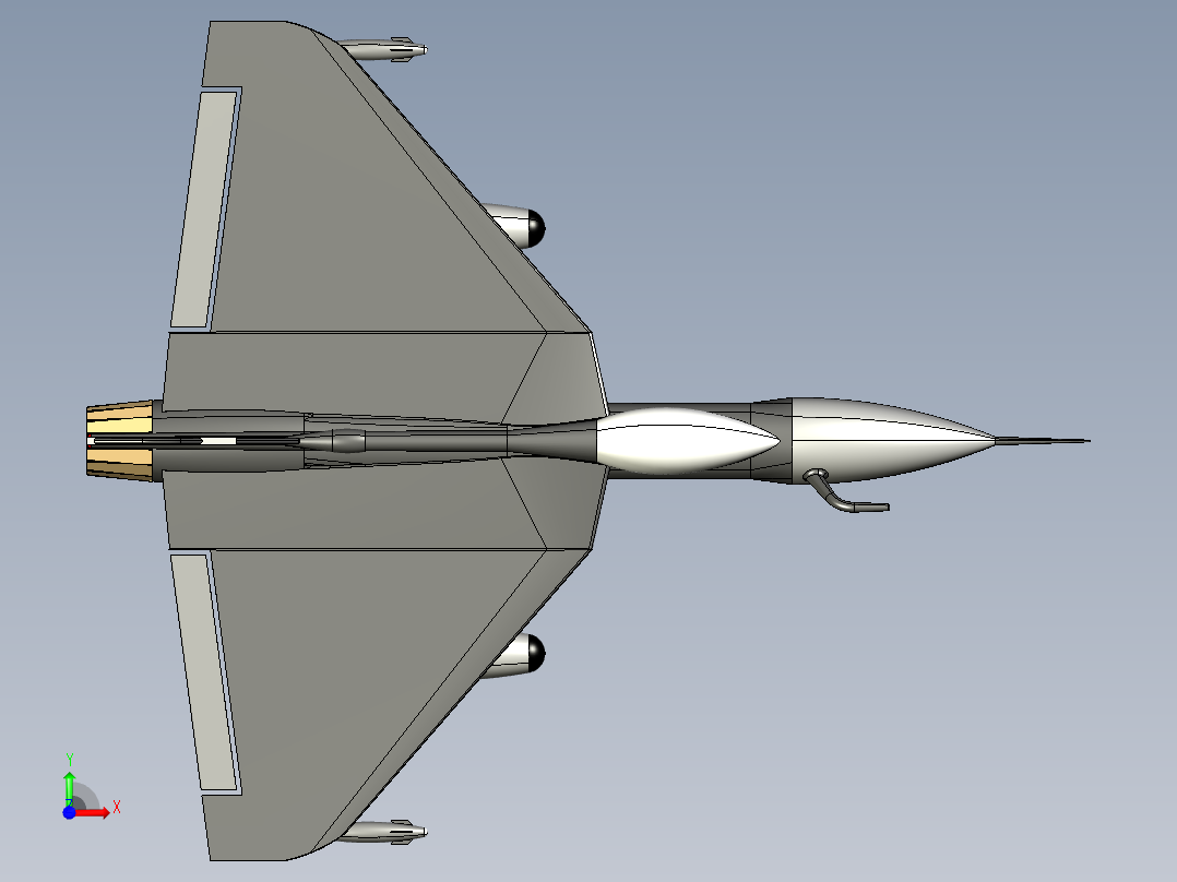 B3003317-LCA 特亚斯战斗机前视图