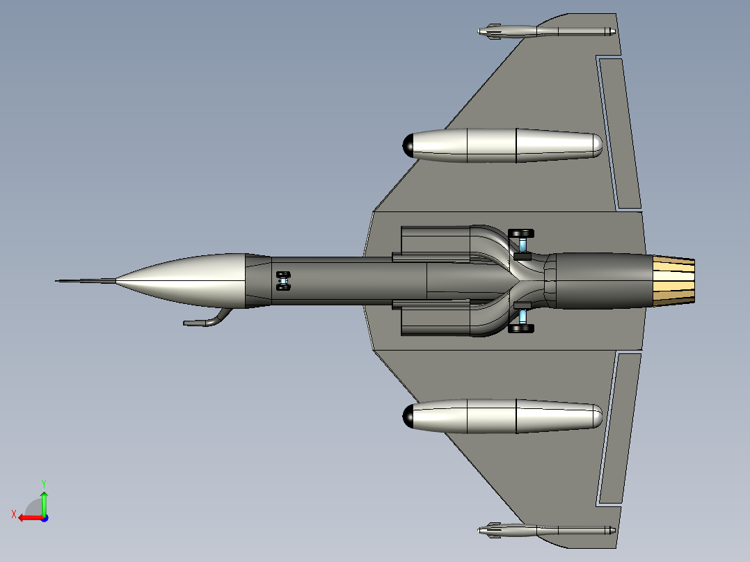 B3003317-LCA 特亚斯战斗机后视图