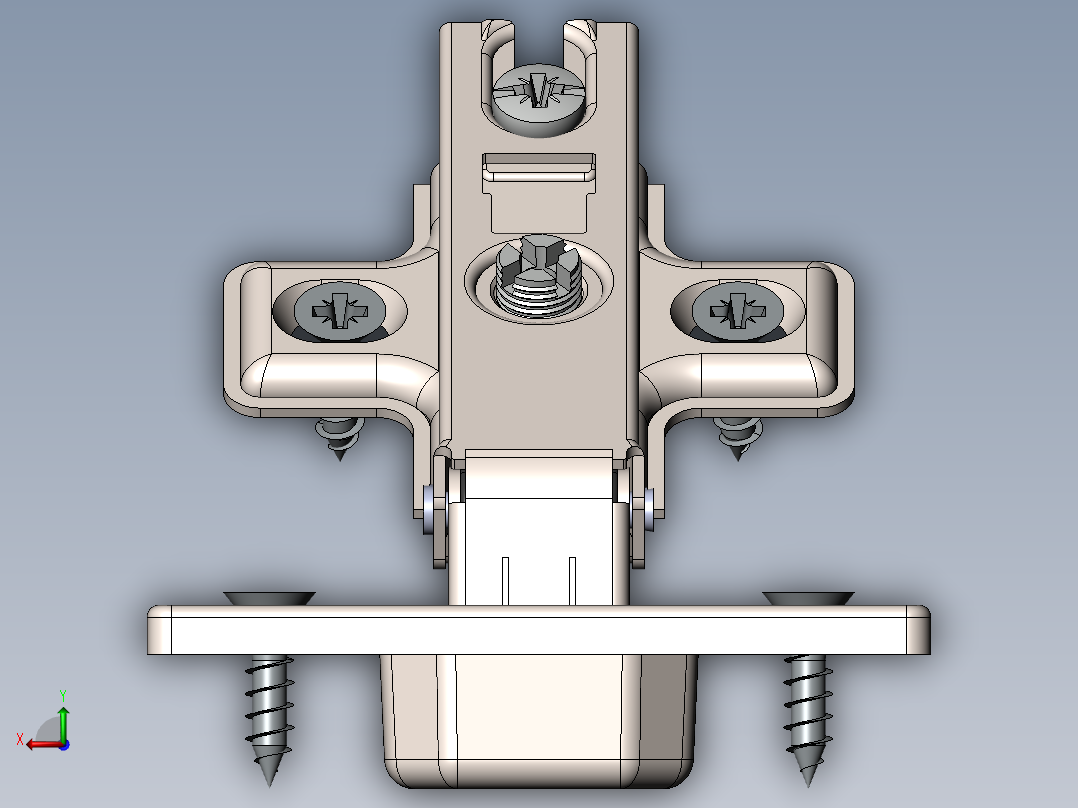 铰链、-铰链conealed-cab后视图