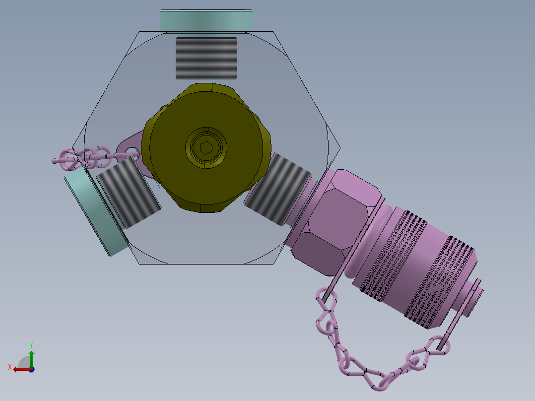 A0002574-液压测试块用于 - 压力卸载阀后视图