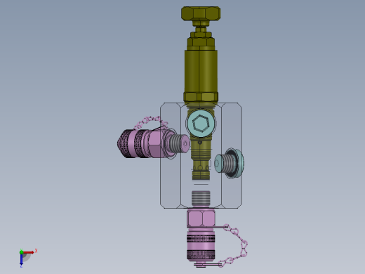 A0002574-液压测试块用于 - 压力卸载阀俯视缩略图