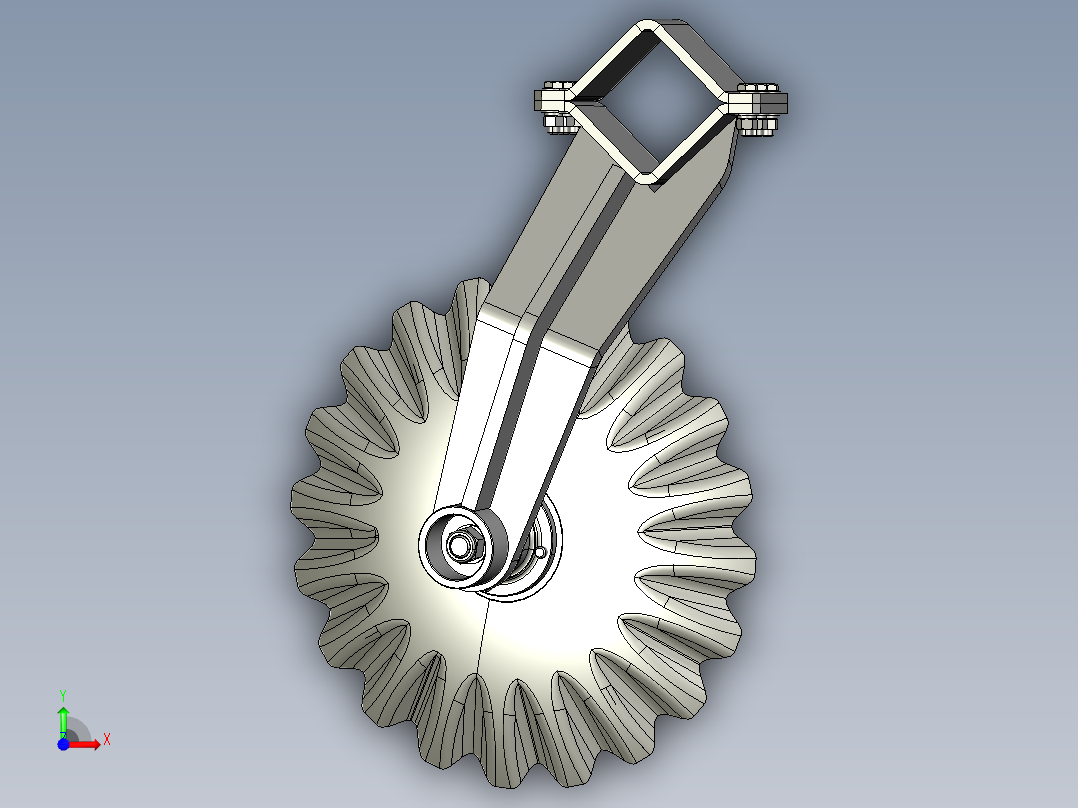 B2004293-圆盘耙前视图