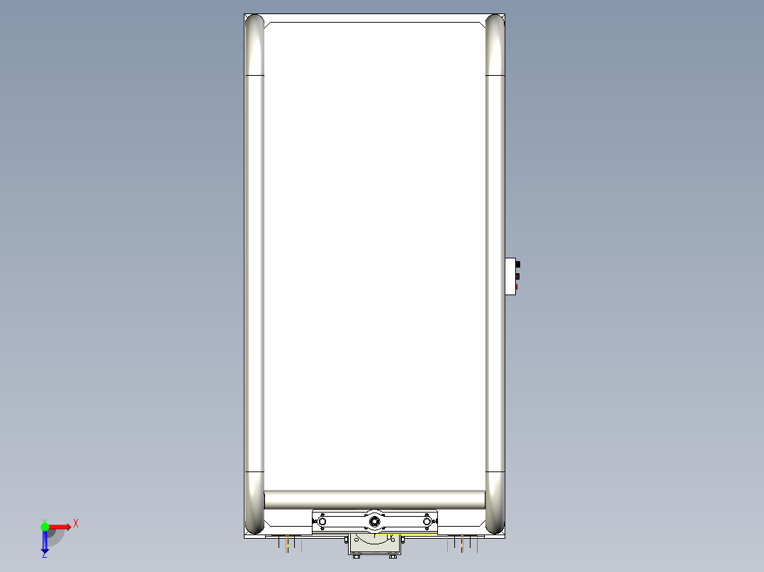剪叉式升降机 、升降机俯视图