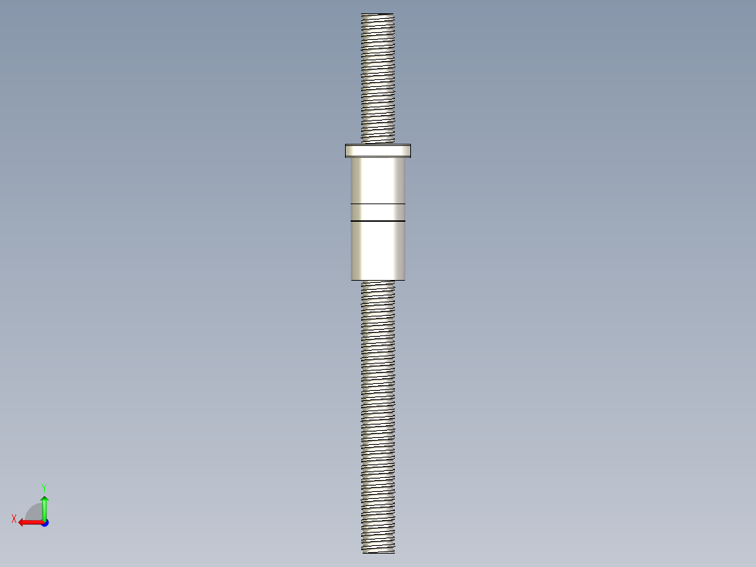 DFU滚珠丝杆后视图