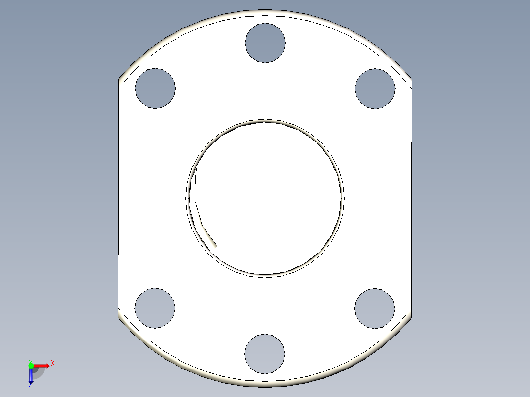 DFU滚珠丝杆俯视图