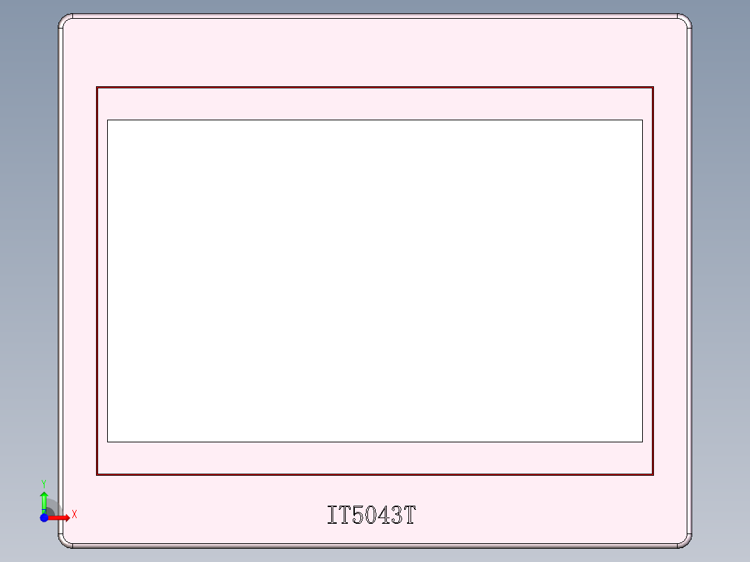 触摸屏 IT-5043T前视图