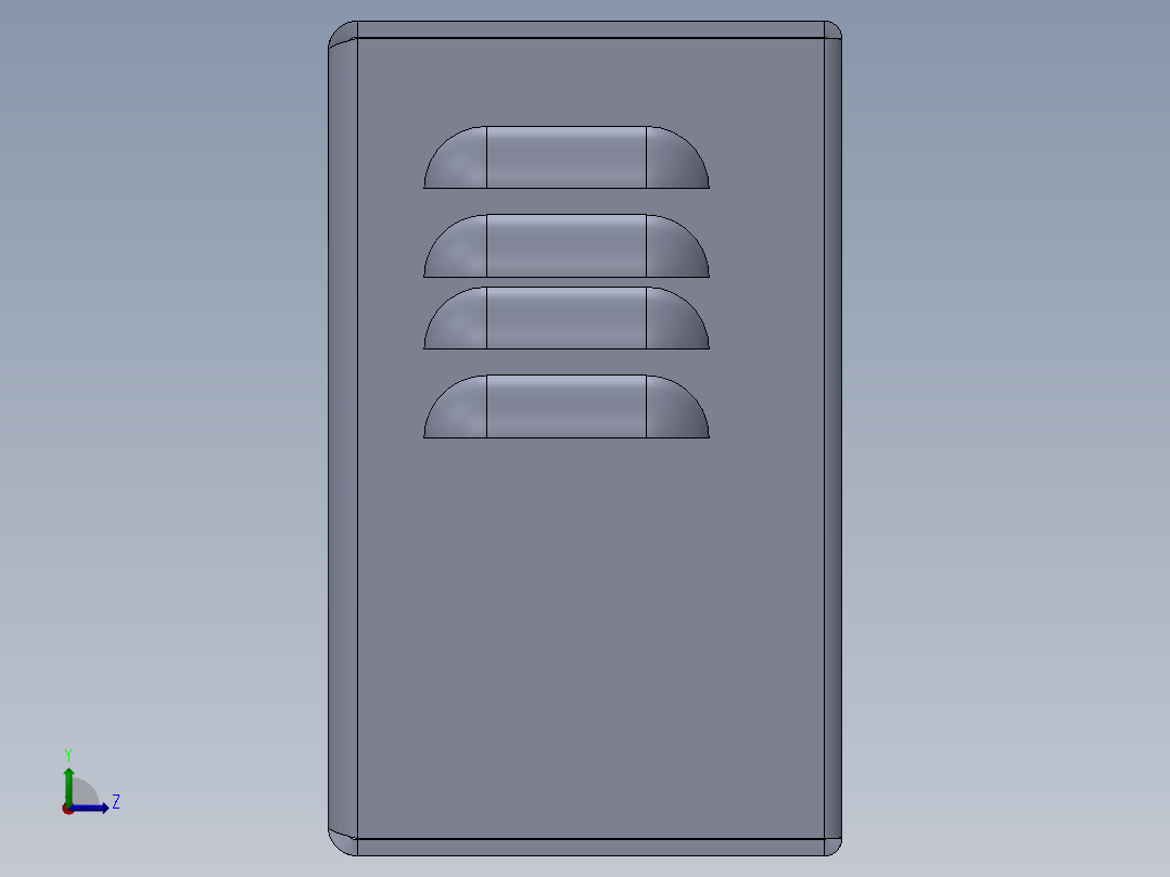 电气外壳81左视图