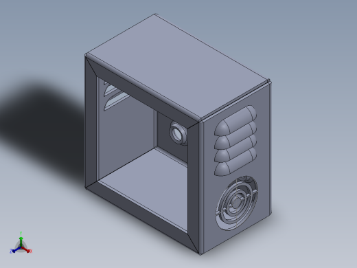 电气外壳81正等轴测缩略图
