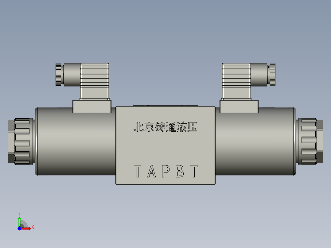 4WE10E电磁换向阀前视图