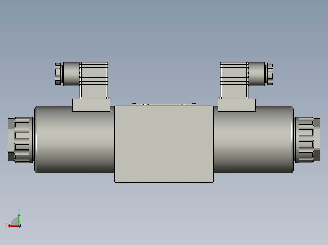 4WE10E电磁换向阀后视图