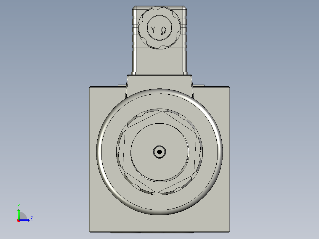 4WE10E电磁换向阀左视图