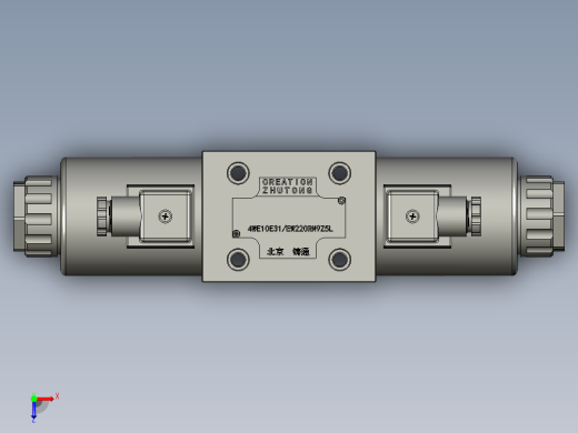 4WE10E电磁换向阀俯视缩略图