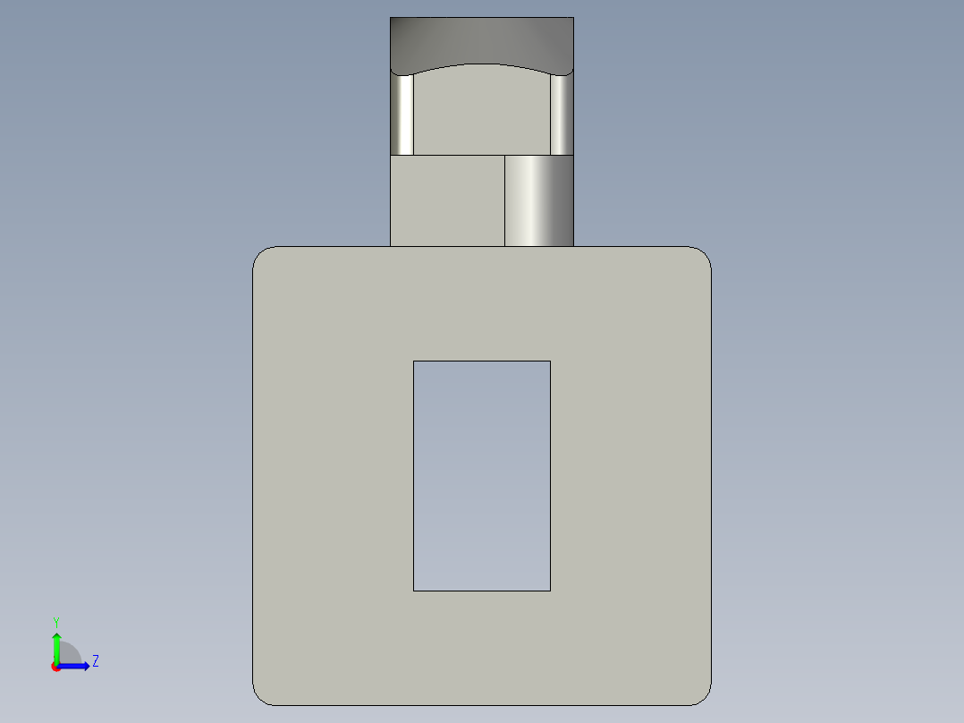 淘宝怡和达AMV61-G408(间隔固定块)左视图