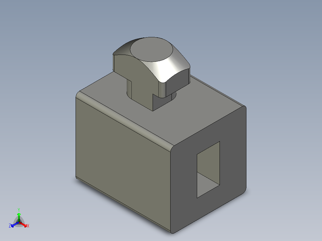 淘宝怡和达AMV61-G408(间隔固定块)正等轴测图