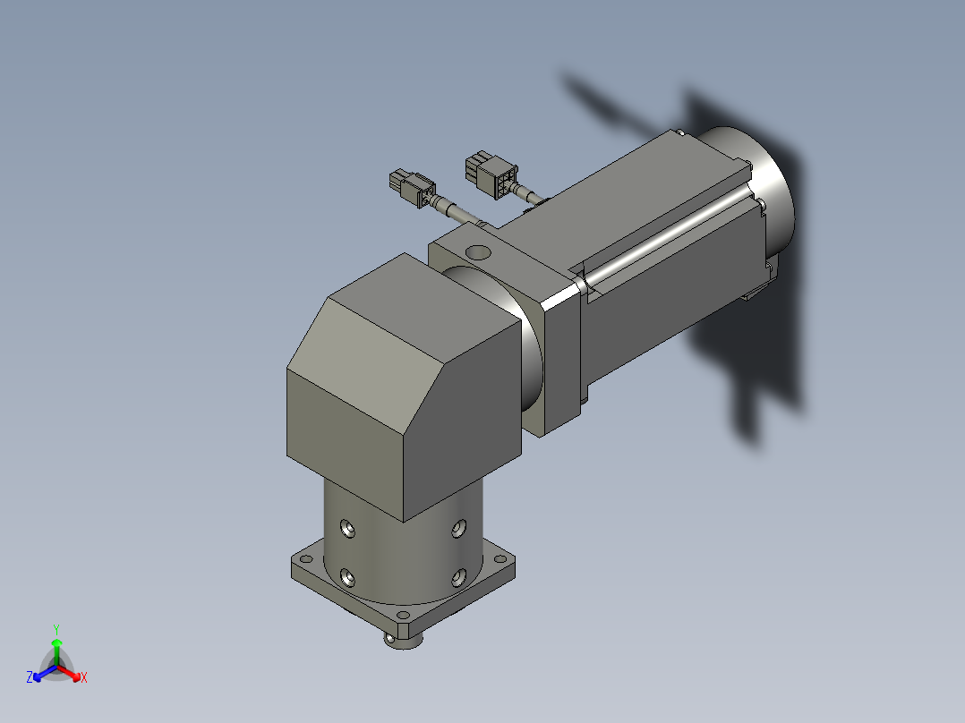 750W减速机主视图