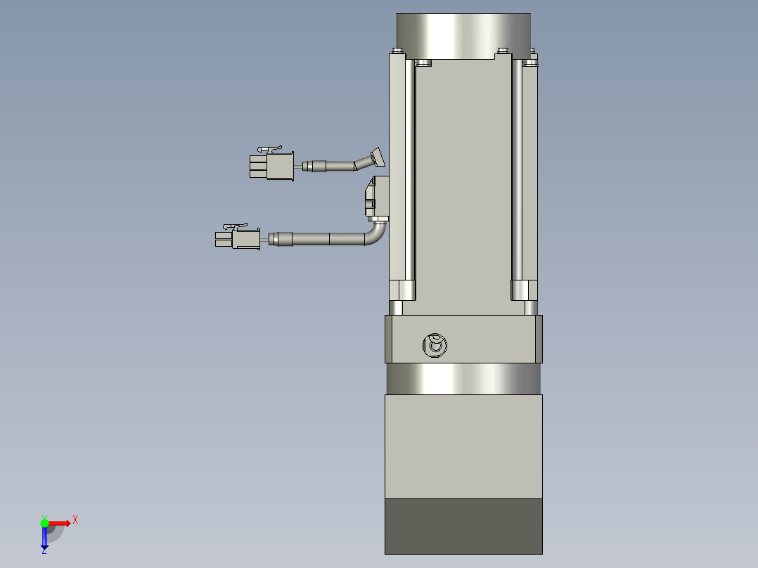 750W减速机俯视图