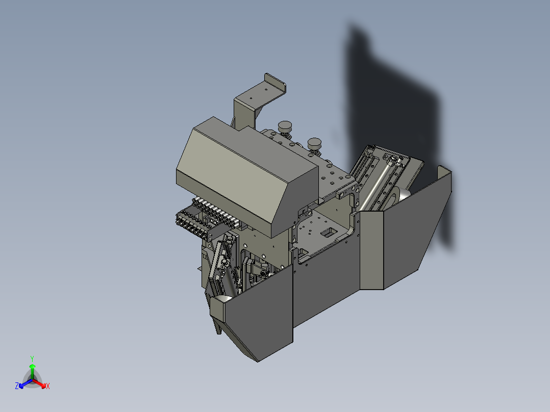 02-00撕膜机构正等轴测图