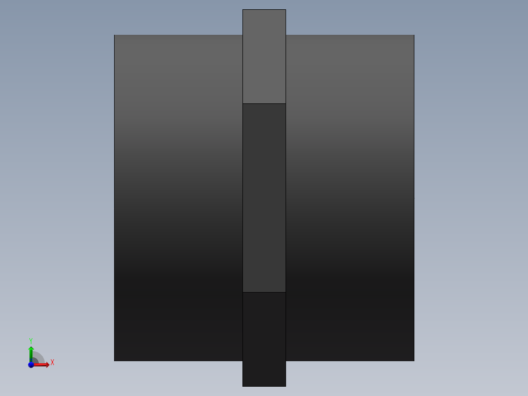 female adapter DN50 PN10 U-PVC前视图