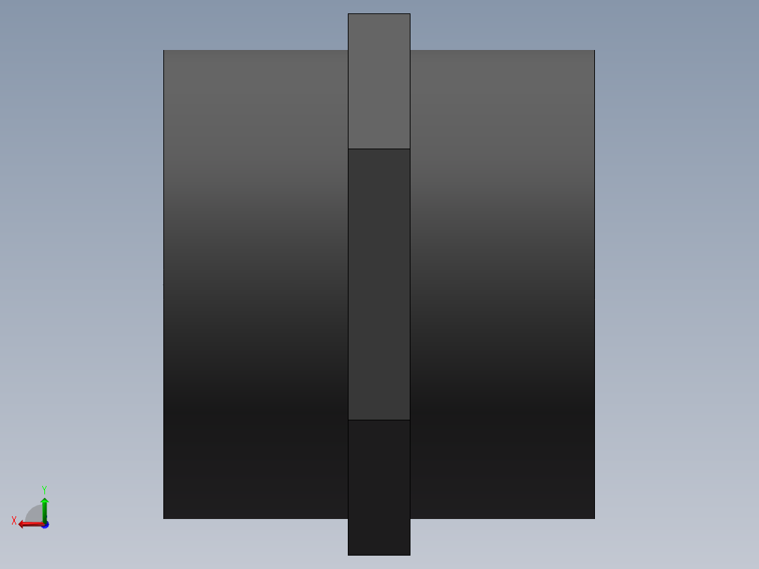 female adapter DN50 PN10 U-PVC后视图