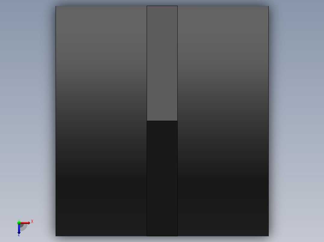 female adapter DN50 PN10 U-PVC俯视图