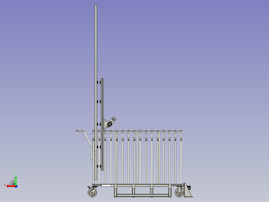CC发泡小车后视图