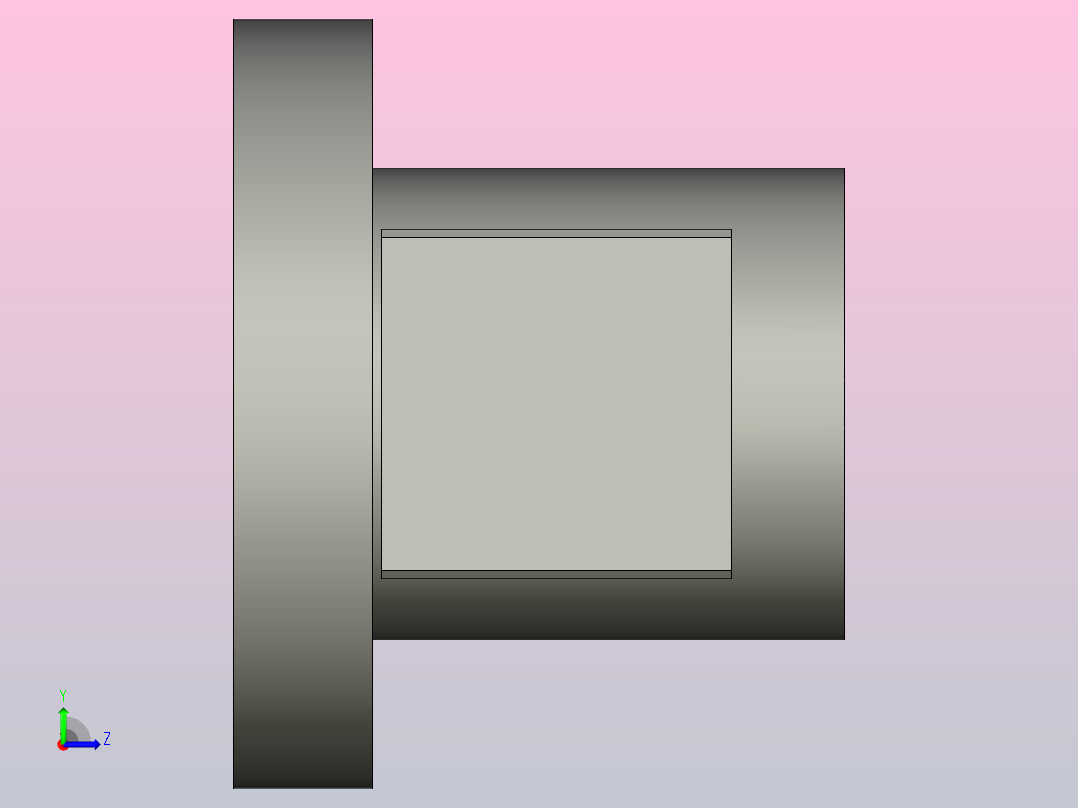 32-8C1上银KK直线模组左视图