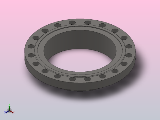 凹凸面对焊钢制管法兰（凹面）_450-40B（系列1）