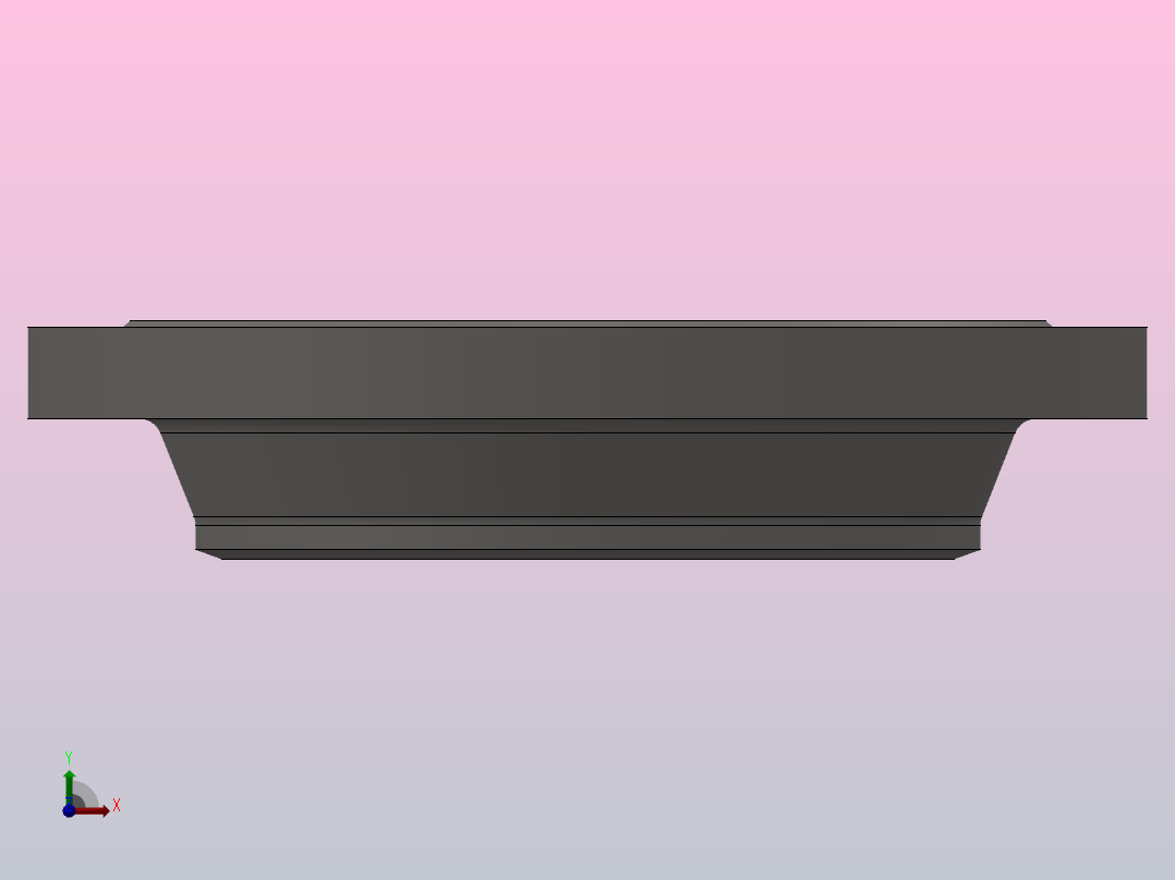 凹凸面对焊钢制管法兰（凹面）_450-40B（系列1）前视图