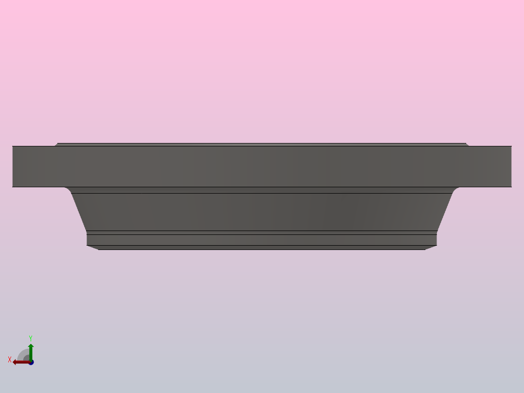 凹凸面对焊钢制管法兰（凹面）_450-40B（系列1）后视图