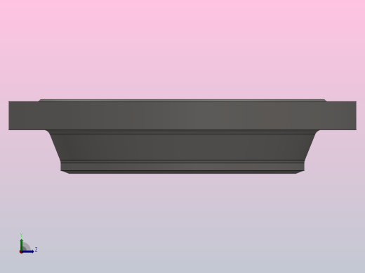 凹凸面对焊钢制管法兰（凹面）_450-40B（系列1）左视缩略图