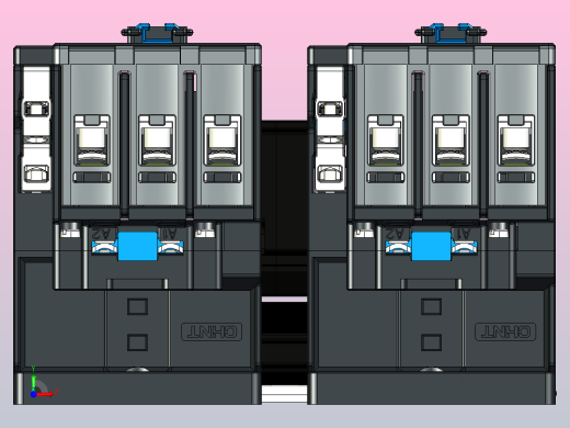 NXC-40_N～65_N交流接触器三维模型202204前视缩略图