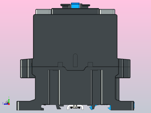 NXC-40_N～65_N交流接触器三维模型202204右视缩略图