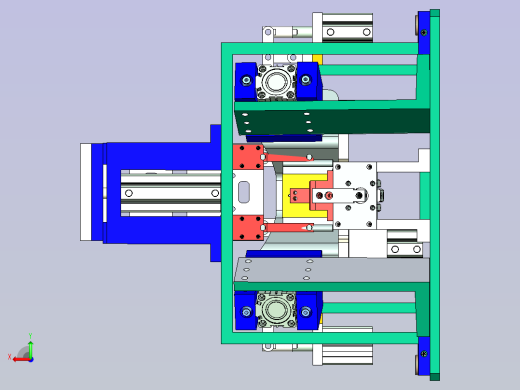 减震支架焊接夹具设计后视缩略图