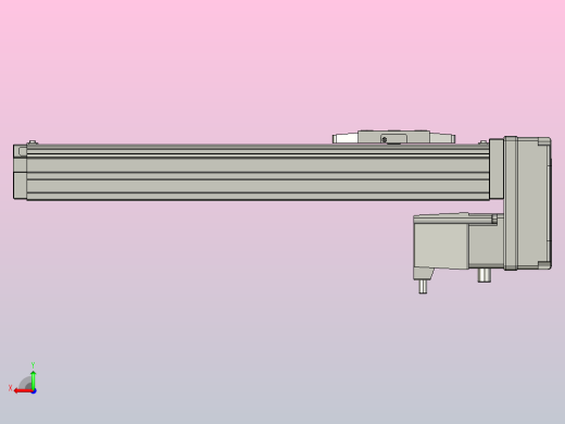 GTH4-L#-200-BM-M05-C3 GTH4内嵌式螺杆滑台 电机后折 TOYO模组后视缩略图