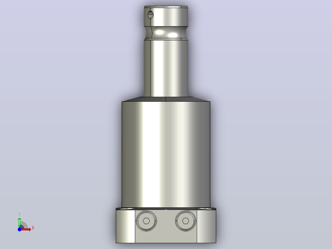HTLB4001-2CR油压复动旋转夹紧器前视图