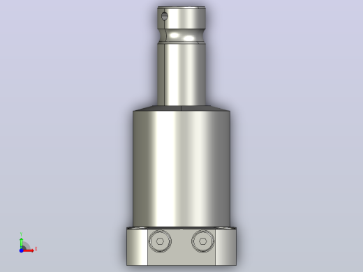 HTLB4001-2CR油压复动旋转夹紧器前视缩略图