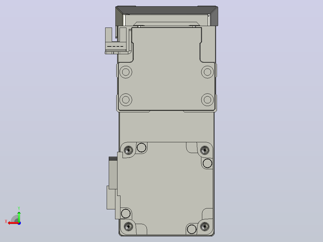 滚珠丝杠直线轴内置导轨TPA-GCR-65-1610C-L300-MP-M40-N3后视图