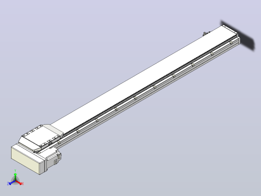 滚珠丝杠直线轴内置导轨TPA-GCR-150-2010C-L1350-ML-M75-N3正等轴测缩略图