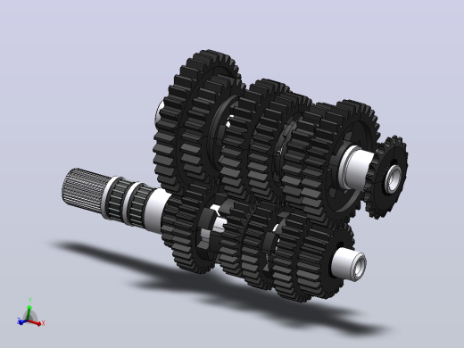 经典125变速器6速部分