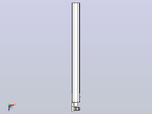 皮带直线轴半封闭可选导轨TPA-HNB-220D-176-L2350-ML-Y-P1K-N3俯视缩略图