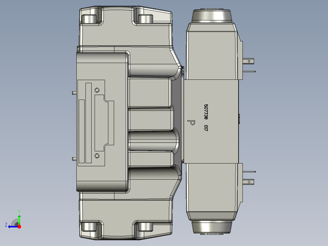 伊顿液压元件DG5V-7-C-M-U-30-AC-ROCK右视图