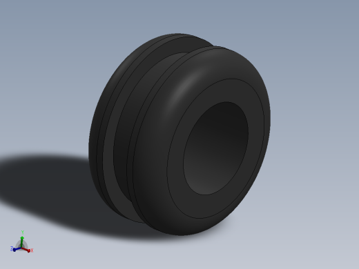 开放式橡胶垫圈SolidWorks中的配置工具提供了71种不同尺寸的开口索环