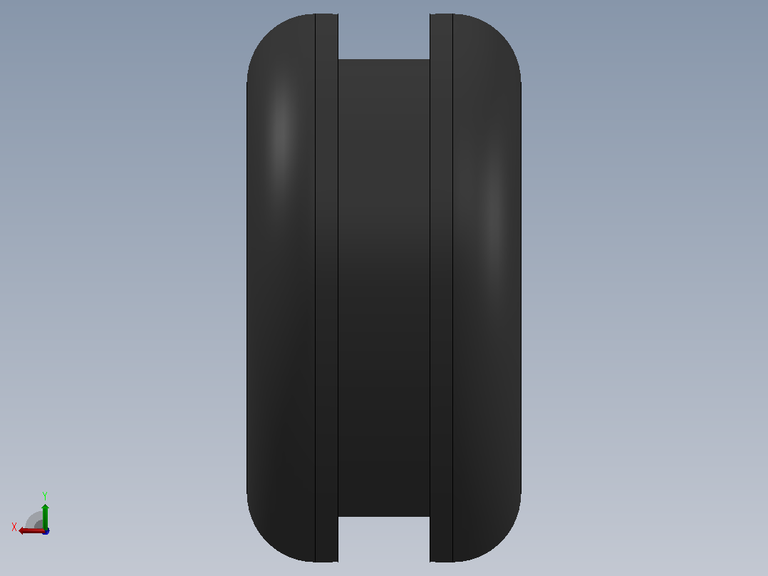 开放式橡胶垫圈SolidWorks中的配置工具提供了71种不同尺寸的开口索环后视图
