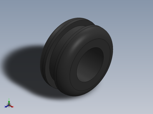 开放式橡胶垫圈SolidWorks中的配置工具提供了71种不同尺寸的开口索环正等轴测缩略图