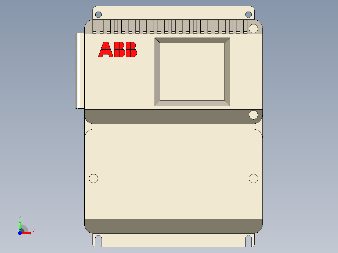 ABB流量计变送器前视图